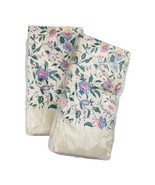 32 Vintage Paper Guest Hand Towels Tissue Bathroom Bright Floral Cream C... - $20.17 CAD