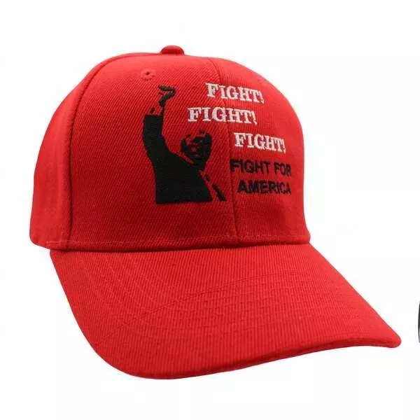 FIGHT! FIGHT! FIGHT! Trump Embroidered Hat Red New! - $10.00