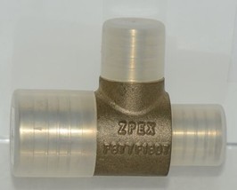 Zurn QQT755GX 1-1/2 x 1 By 1 Inch Barbed Brass Reducing Tee Lead Free - £15.65 GBP