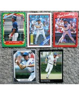 Lot of 5 RYNE SANDBERG Baseball Cards TOPPS, FLEER, DONRUSS Chicago Cubs... - $9.86 CAD