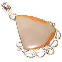 Polygram Jasper Gemstone Handmade Fashion New Pendant Jewelry 2.20&quot; SA 4028 - £4.73 GBP