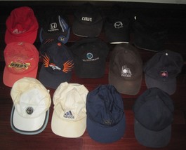 Vintage Modern Snapback Hat CAP Lot 90s 00s Sports Cars Work Junk lot - £36.05 GBP