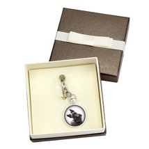 Scottish Terrier. Keyring, keychain with box for dog lovers. Photo jewellery. Me - £15.58 GBP