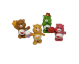 LOT OF 4 VINTAGE 1983 CARE BEARS PVC TOY FIGURES TENDERHEART GOOD LUCK F... - $23.75