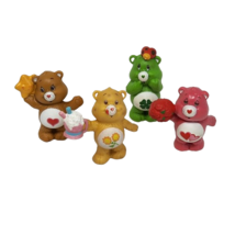 Lot Of 4 Vintage 1983 Care Bears Pvc Toy Figures Tenderheart Good Luck Friend - £18.67 GBP