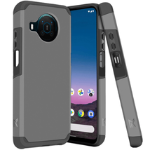 Protective ShockProof Case Cover Grey For Nokia X100 - $8.56