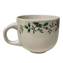 Royal Seasons Stoneware Holly Berry Coffee Cup Mug Replacement Holiday 8 oz - $4.95