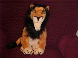 18&quot; Scar Plush Stuffed Toy From The Lion King The Disney Store Has Stitch Patch - £117.94 GBP