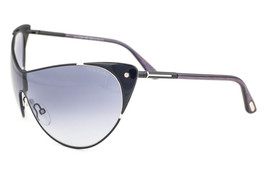 Tom Ford Vanda 364 01B Black / Gray Gradient Sunglasses TF364 01B 137mm - £118.97 GBP