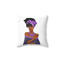 African Girl Beauty Faux Suede Square Pillow. Print On Both Sides - £17.03 GBP+