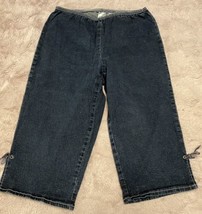 Just My Size 1XL Crop Capri elastic band mom jeans - £13.40 GBP