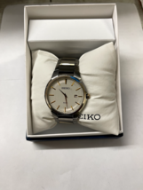 Seiko Mens SKP271 Two-Tone Quartz Stainless Steel Watch - £197.71 GBP