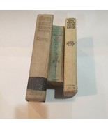 Lot of (3) Book Lot Novels Vintage Antique Decor Decoration  - £15.26 GBP