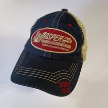 Jasper Engines &amp; Transmissions Hat Cap Blue And Tan Mesh Adjustable Stra... - $191.05 MXN
