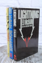 Lot Of 3 1st Edition HCDJ By Ed McBain Lightning, Romance, 3 Blind Mice - £15.22 GBP