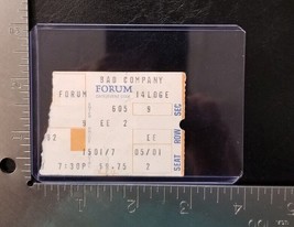 BAD COMPANY - VINTAGE JUNE 5, 1979 L.A. FORUM CONCERT TICKET STUB - £12.04 GBP