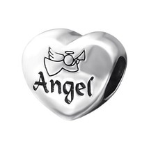 Angel Charm Bead 925 Sterling Silver for Europeans Bracelets Compatible… - £14.21 GBP