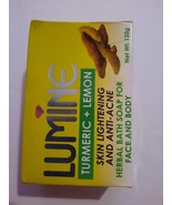 Lumine turmeric and lemon skin lightening anti acne herbal bath soap - $18.99