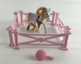 Littlest Pet Shop Shy Shetland Ponies Horse Figure Fence Vintage 1993 Kenner LPS - £25.04 GBP