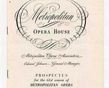 Metropolitan Opera Prospectus 61st Season 1945-46 - $27.72
