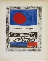 Joan Miro Galerie Maeght, 1959 - £117.33 GBP