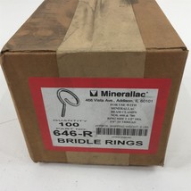 Minerallac 646-R Bridle Rings - Box of 100 - £79.92 GBP