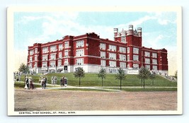 Postcard Minnesota Central High School St. Paull, MN Jefferson County - £5.79 GBP