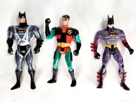 Vintage Lot of 3 Action Figures - Batman the Animated Series &amp; Batman Forever - £13.32 GBP