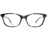 Dior Eyeglasses Frames Montaigne n 18 TFW HS Blue Black Brown Tortoise 5... - £132.33 GBP