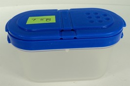 T58 Tupperware Modular Mates Spice Shaker Container w/ Blue Lid - £3.95 GBP