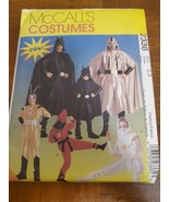 McCalls Pattern 8334 Star Wars Darth Vader Batman Super Heros Costume Si... - $6.76
