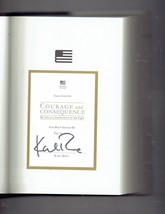 Courage and Consequence by Karl Rove Signed Autographed HC Book - £56.81 GBP