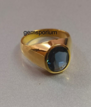 925 Sterling silver alexandrite ring June birthstone engagement Ring For Men&#39;s - £207.19 GBP