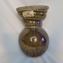 Vintage Litsey Pottery Hanging Green Ceramic Stoneware Planter Swirl Bal... - £38.92 GBP