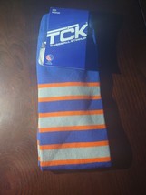 TCK Baseball Stirrups Medium Adult-Blue/Orange/Gray-Brand New-SHIPS N 24... - £17.77 GBP