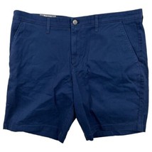 Member&#39;s Mark Men&#39;s Shorts 38 Waist Stretch Flat Front Navy Blue Shorts - £11.44 GBP