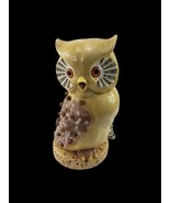 1970 Ceramic Great Horned Owl Handmade Large Lamp Signed Alberta&#39;s Mold ... - $9,266.80 MXN