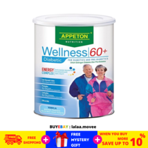 Appeton Wellness 60+ Diabetic Vanilla 900g -for Diabetics &amp; Pre-diabetics Senior - £61.98 GBP