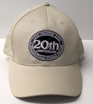 HOOTERS OFF-WHITE BALL CAP ~ 1983 HOOTERS 2003 20th ANNIVERSARY  ~ NEW - £10.29 GBP