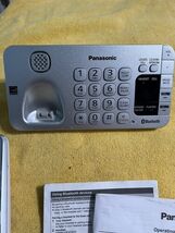 Panasonic KX-TGE470 S Silver Base Bluetooth Unit Answering Machine Tested - $19.80