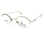 Chesterfield Petite Eyeglasses Frames 551 Silver Round Half Rim 42-21-135 - $55.97