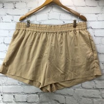 Who What Wear Shorts Womens Sz XXL Beige pull On Elastic Waist - $14.84