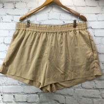 Who What Wear Shorts Womens Sz XXL Beige pull On Elastic Waist - £11.76 GBP