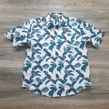 Cubavera Mens Medium Short Sleeve Shirt Tropical Boho Island Party Vacation Pool - £14.53 GBP