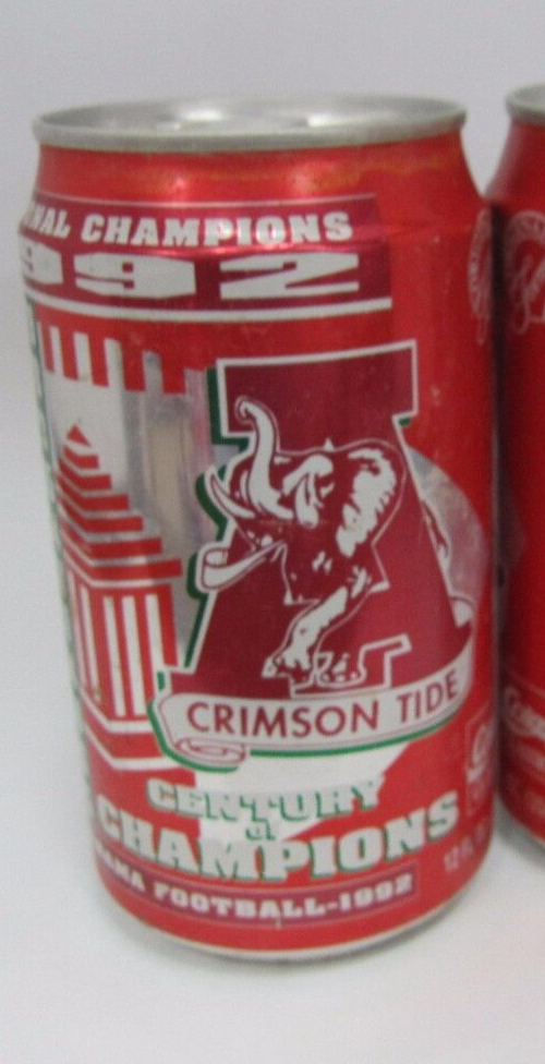 Primary image for Coca Cola 1992 Alabama Crimson Tide Championship Can