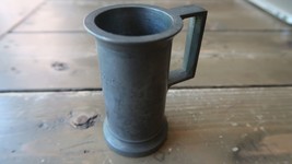 Vintage Pewter by JR Small DECILITRE Mug with Handle 3.5&quot; - $11.87