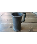 Vintage Pewter by JR Small DECILITRE Mug with Handle 3.5&quot; - £9.33 GBP