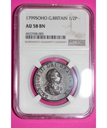 1799 AU 58 BN Great Britain Half Penny NGC Authentic Certified Authentic... - $3,801.18 MXN