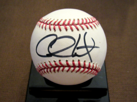 Chase Utley 4 X Silver Slugger 2008 Wsc Phillies Signed Auto Oml Baseball Jsa - £239.05 GBP