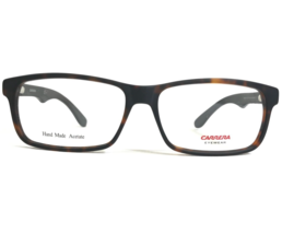 Carrera Eyeglasses Frames CA6605 4NC Black Brown Tortoise Rectangular 56... - £47.52 GBP